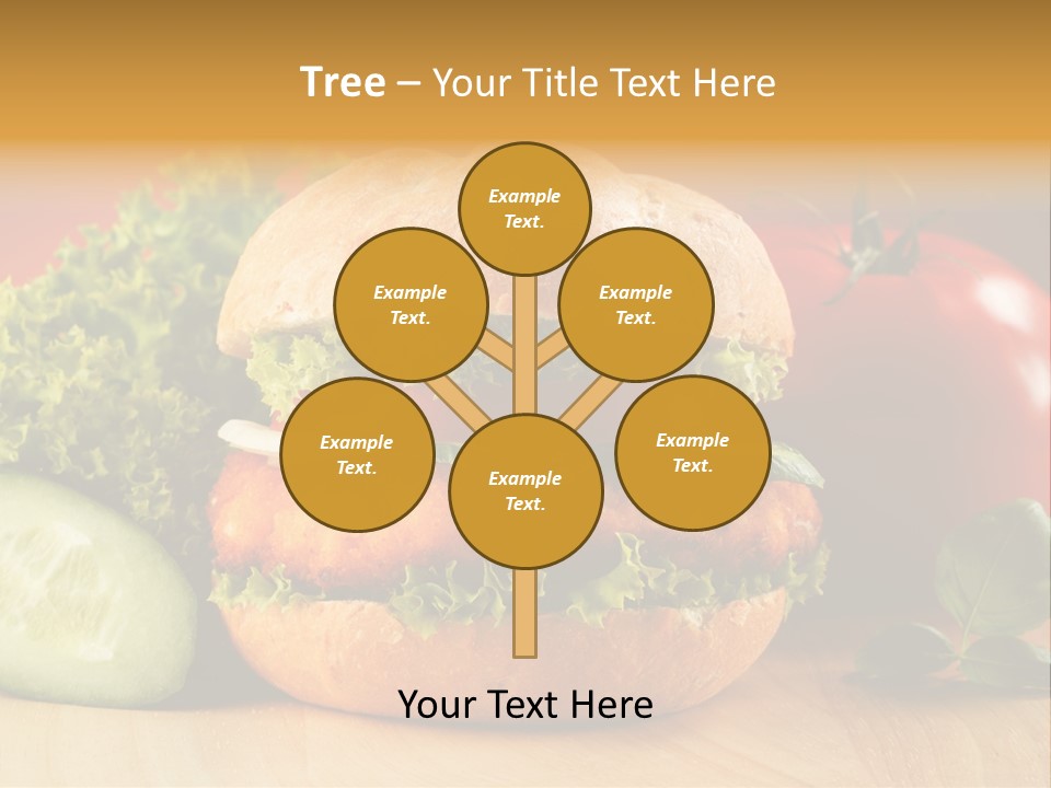 Slices Steak Cucumber PowerPoint Template