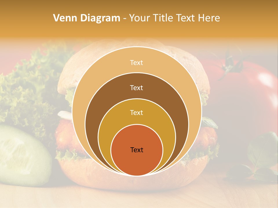Slices Steak Cucumber PowerPoint Template