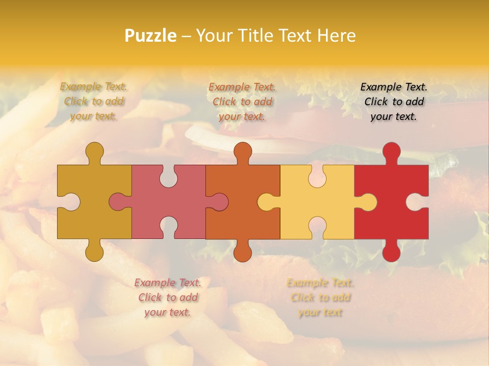 Unhealthy Color Eating PowerPoint Template