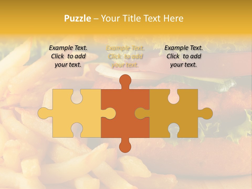 Unhealthy Color Eating PowerPoint Template