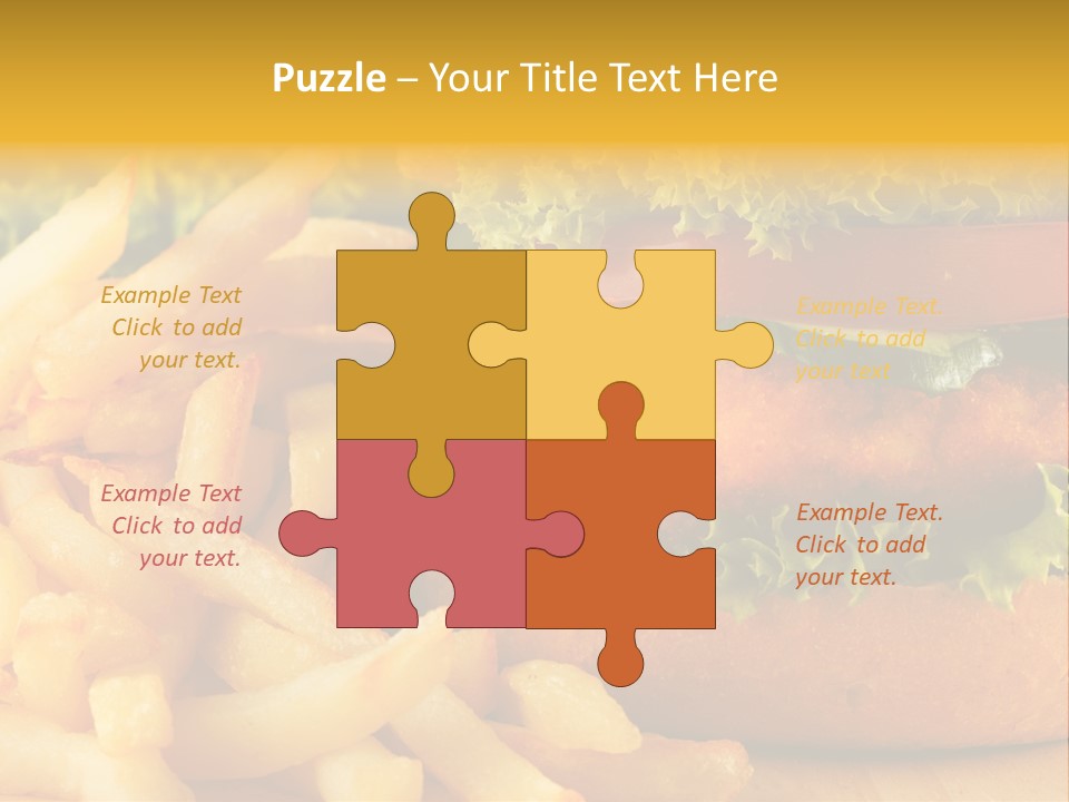 Unhealthy Color Eating PowerPoint Template