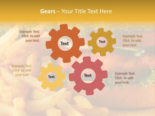 Unhealthy Color Eating PowerPoint Template