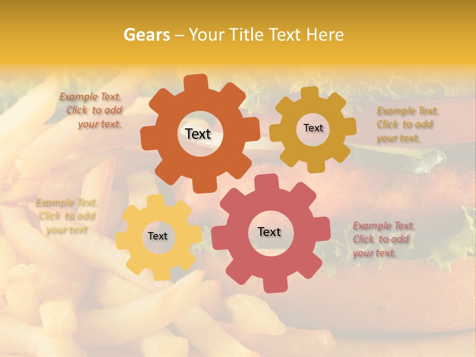 Unhealthy Color Eating PowerPoint Template