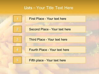 Unhealthy Color Eating PowerPoint Template