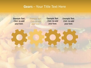 Unhealthy Color Eating PowerPoint Template