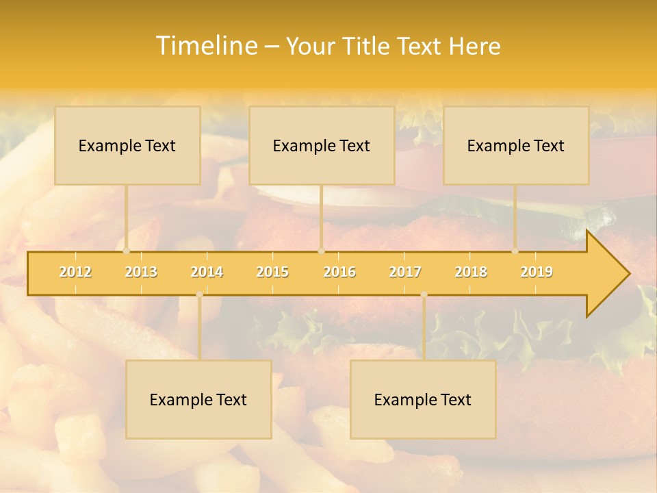 Unhealthy Color Eating PowerPoint Template