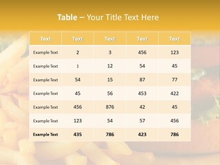 Unhealthy Color Eating PowerPoint Template