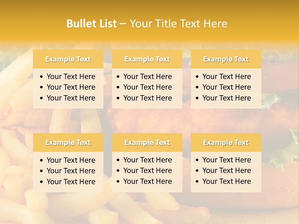 Unhealthy Color Eating PowerPoint Template