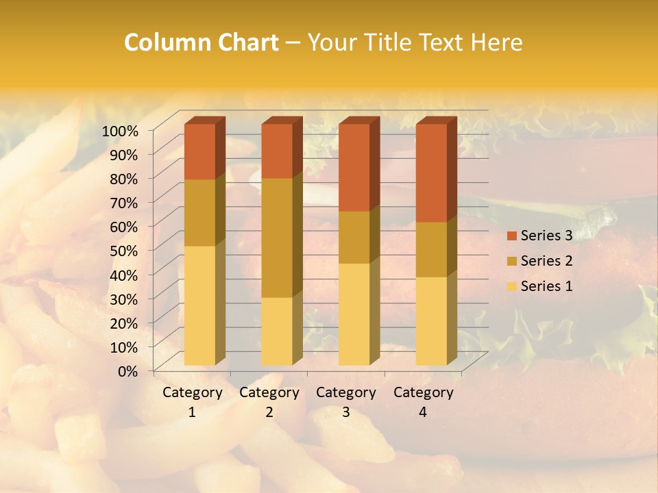 Unhealthy Color Eating PowerPoint Template