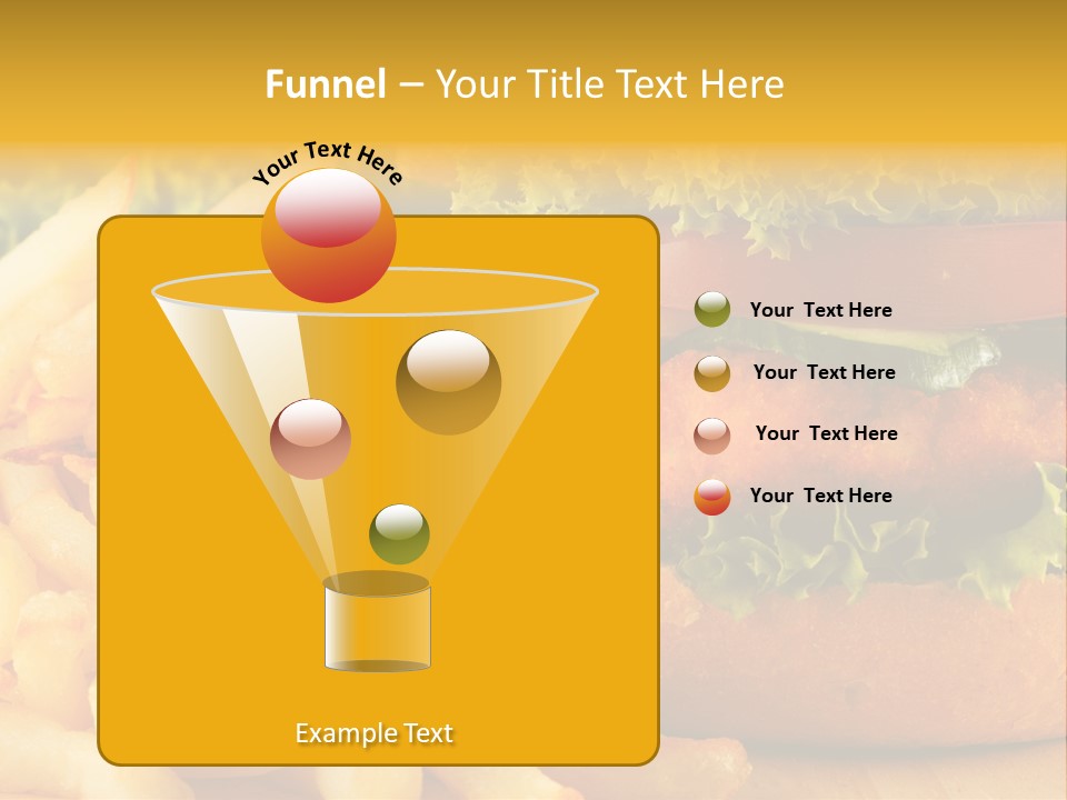 Unhealthy Color Eating PowerPoint Template