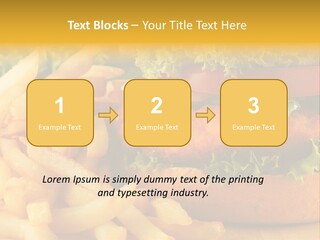 Unhealthy Color Eating PowerPoint Template