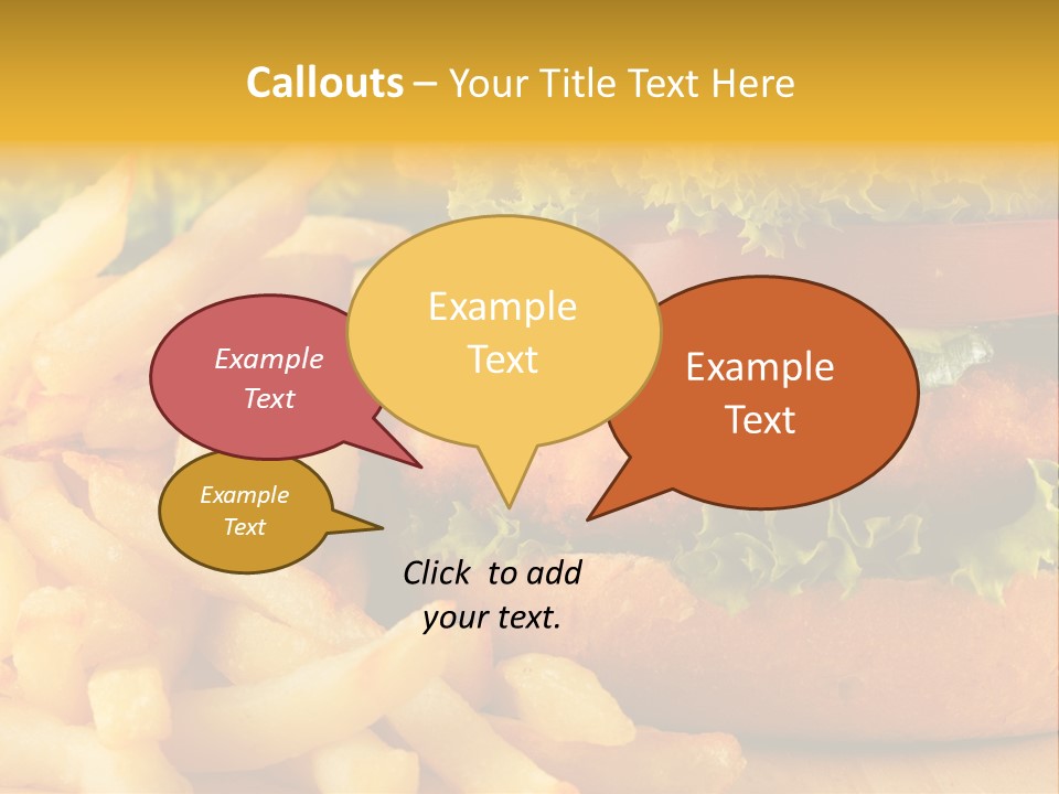 Unhealthy Color Eating PowerPoint Template