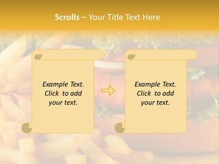 Unhealthy Color Eating PowerPoint Template