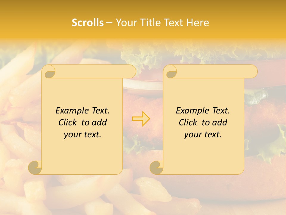 Unhealthy Color Eating PowerPoint Template