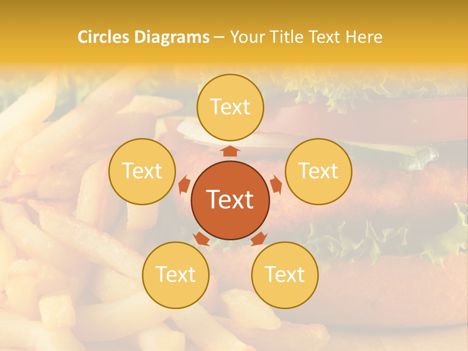 Unhealthy Color Eating PowerPoint Template