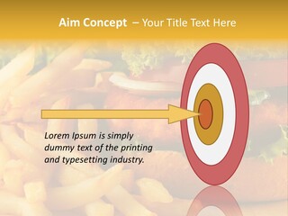 Unhealthy Color Eating PowerPoint Template