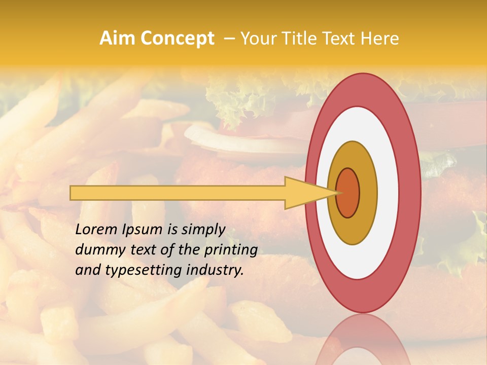 Unhealthy Color Eating PowerPoint Template