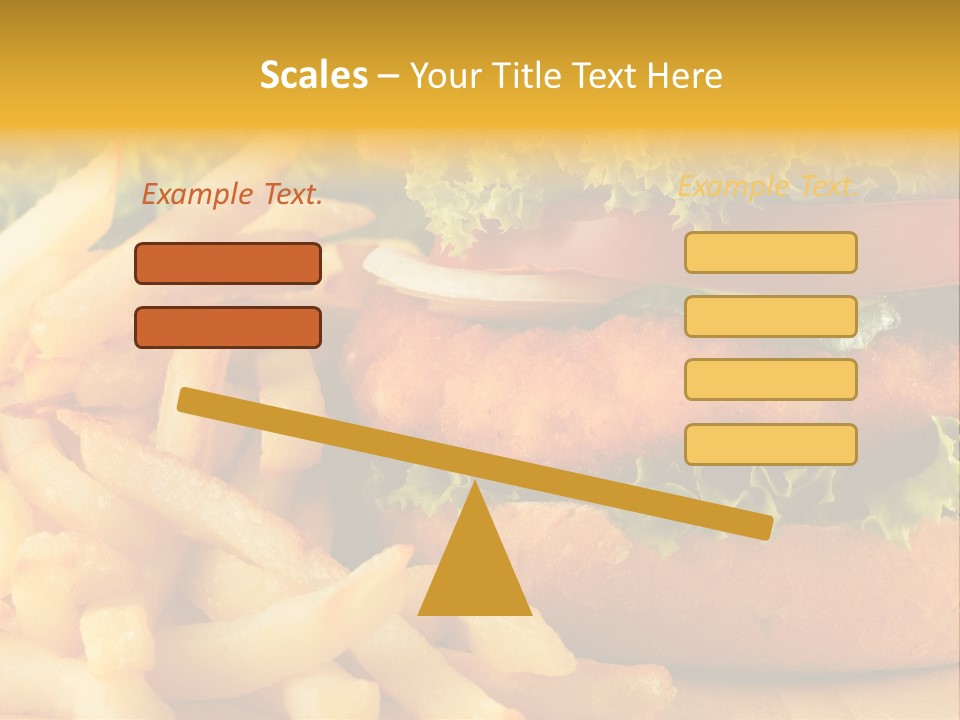 Unhealthy Color Eating PowerPoint Template
