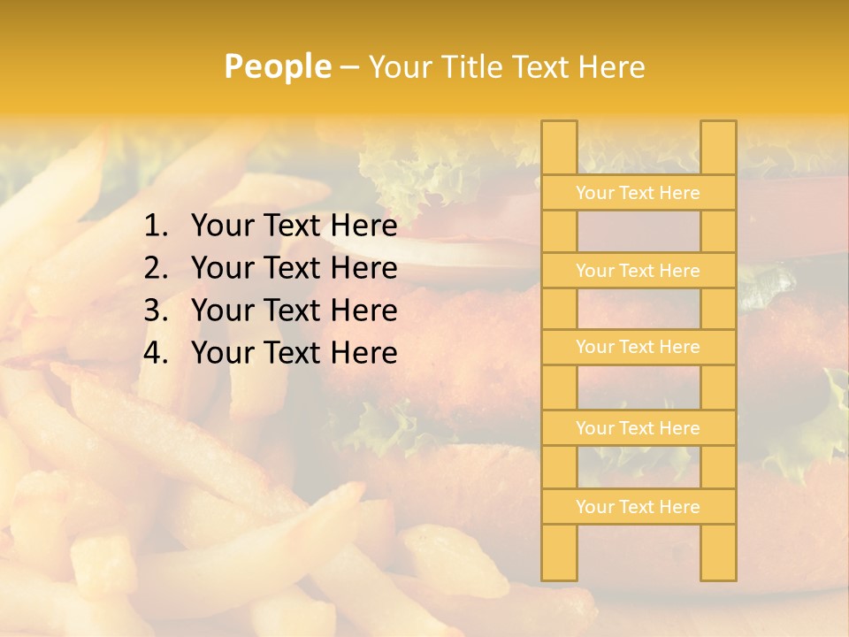 Unhealthy Color Eating PowerPoint Template