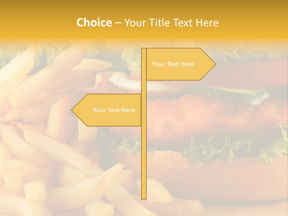 Unhealthy Color Eating PowerPoint Template