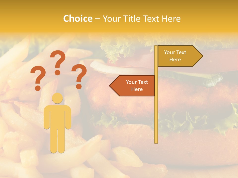 Unhealthy Color Eating PowerPoint Template