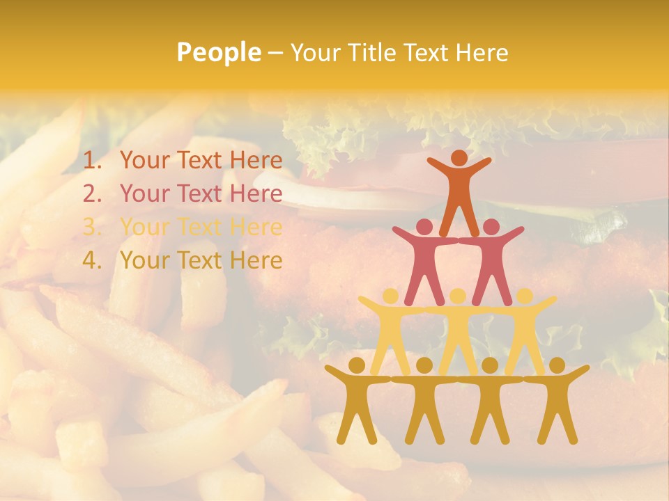 Unhealthy Color Eating PowerPoint Template