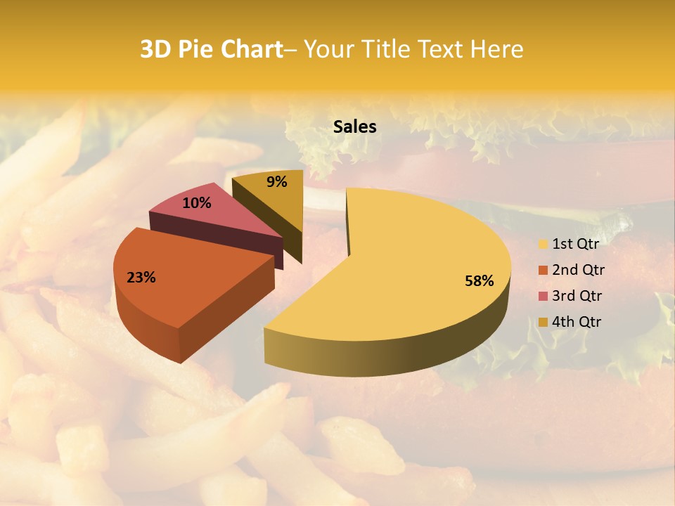 Unhealthy Color Eating PowerPoint Template