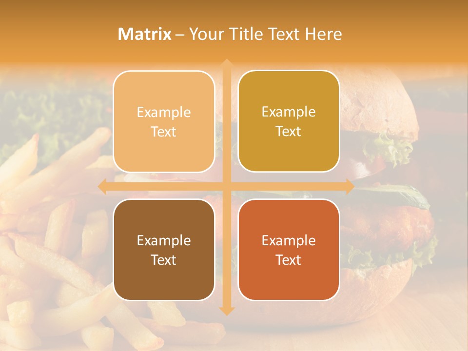 Snacks Potato Fried PowerPoint Template