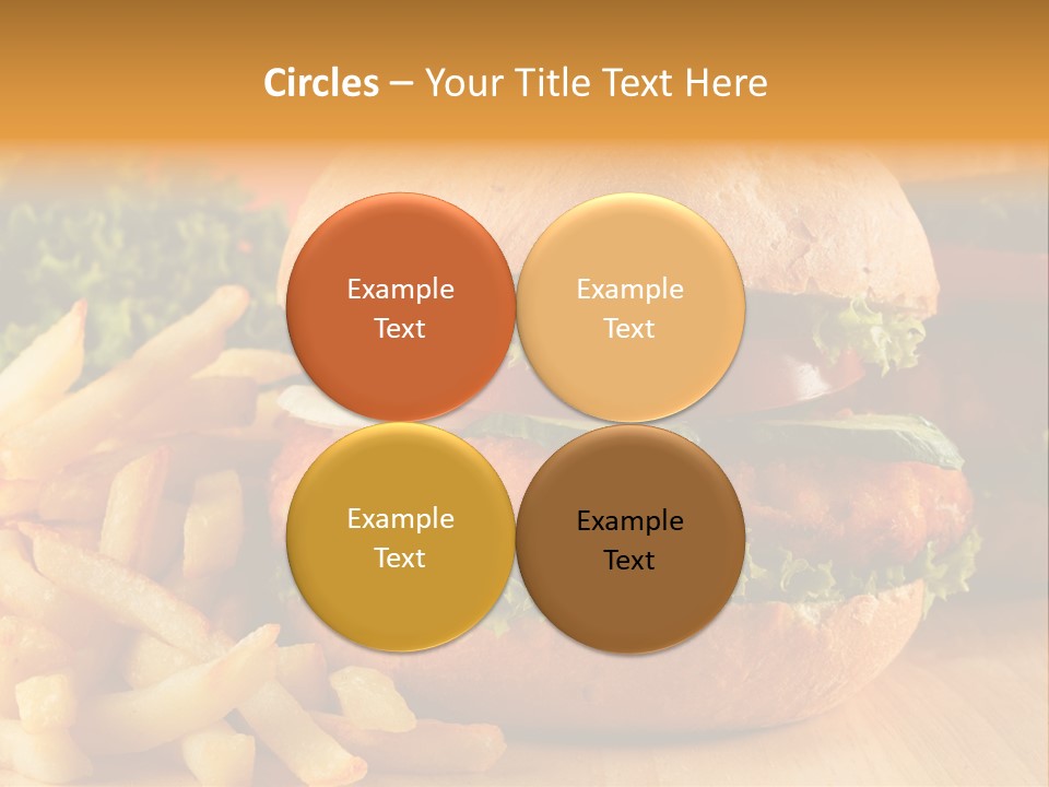 Snacks Potato Fried PowerPoint Template