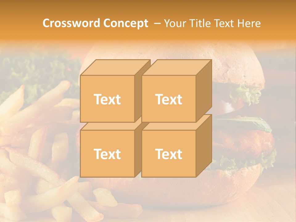 Snacks Potato Fried PowerPoint Template