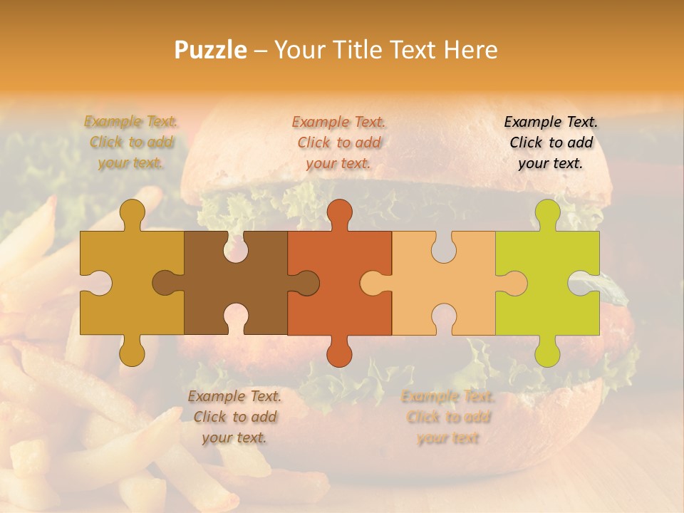 Snacks Potato Fried PowerPoint Template