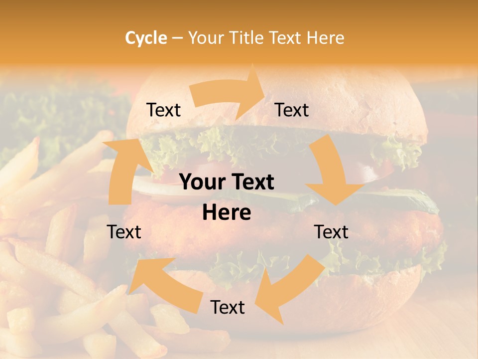 Snacks Potato Fried PowerPoint Template