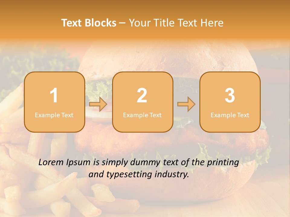 Snacks Potato Fried PowerPoint Template