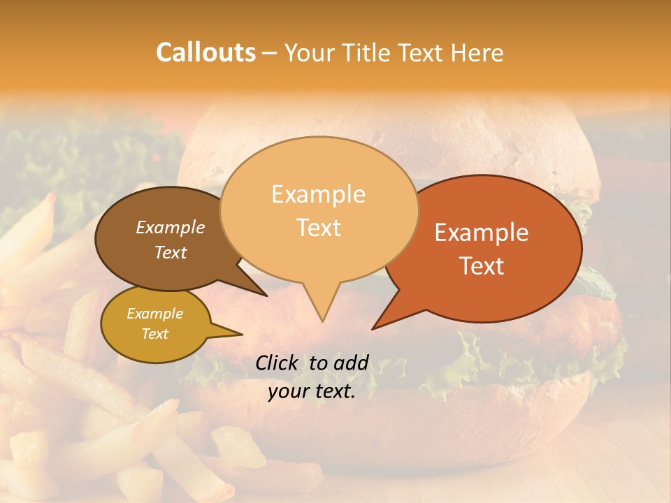 Snacks Potato Fried PowerPoint Template