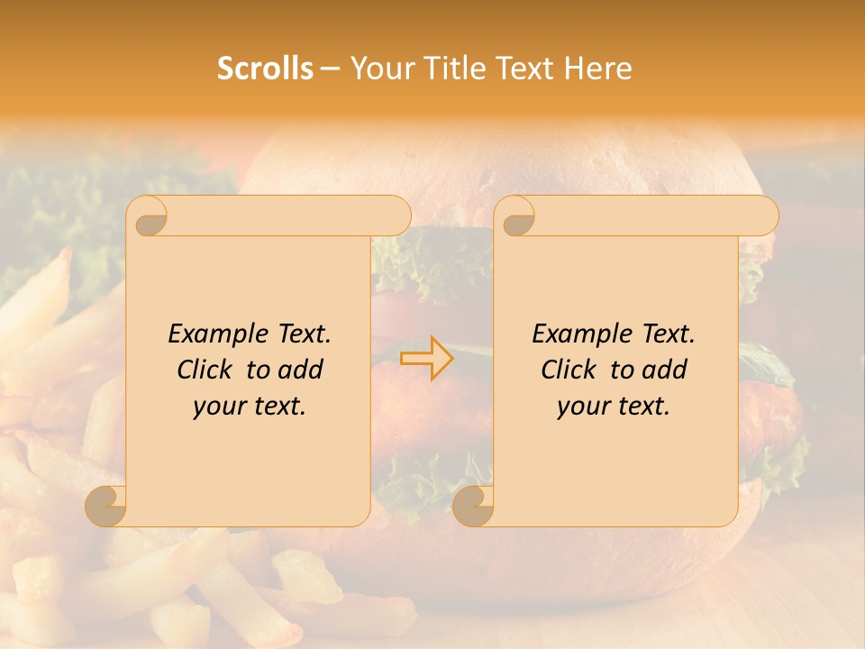 Snacks Potato Fried PowerPoint Template