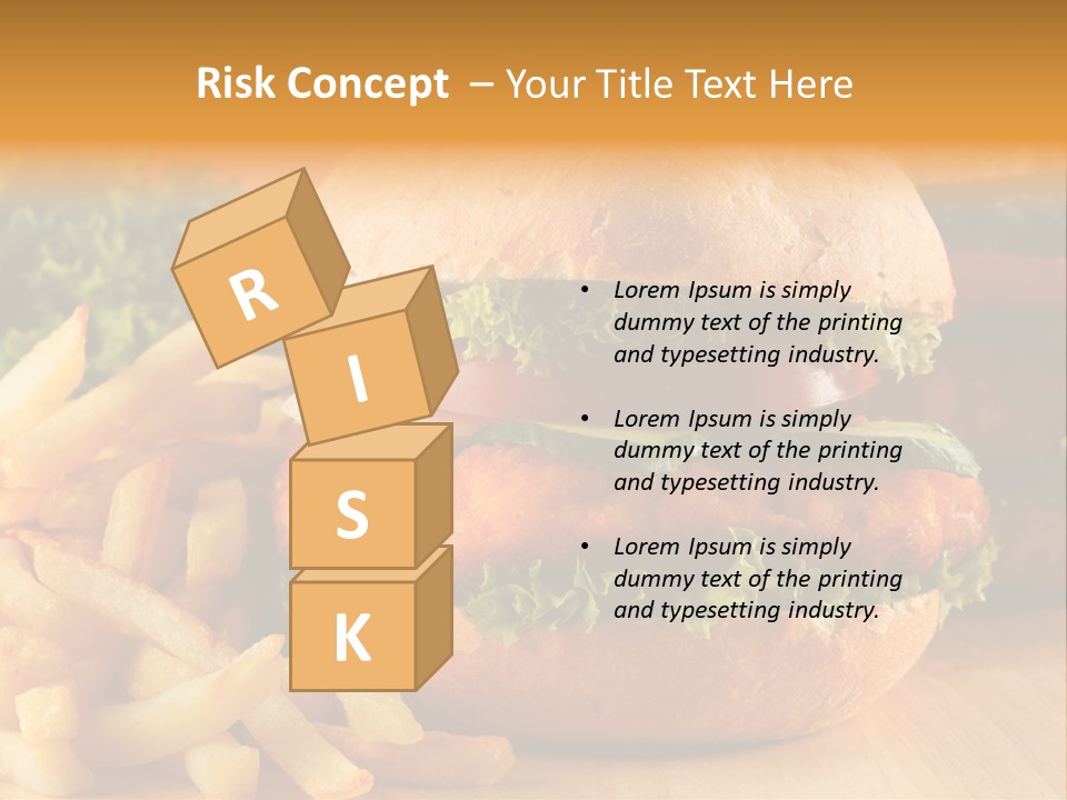 Snacks Potato Fried PowerPoint Template