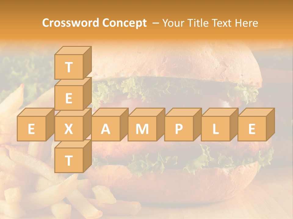 Snacks Potato Fried PowerPoint Template