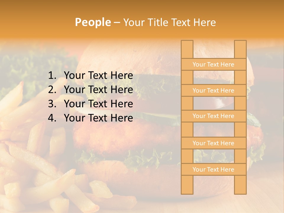 Snacks Potato Fried PowerPoint Template