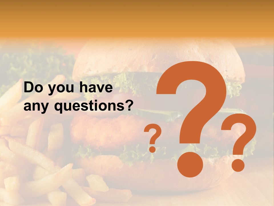 Snacks Potato Fried PowerPoint Template