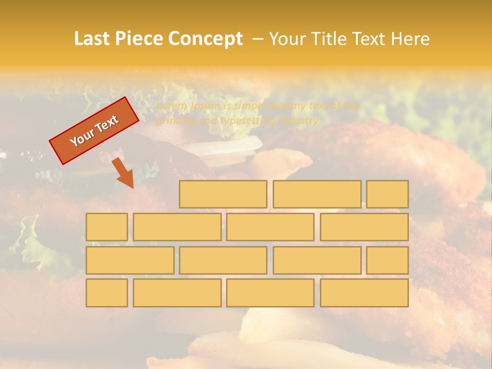 Barbecue Fastfood Grilled PowerPoint Template