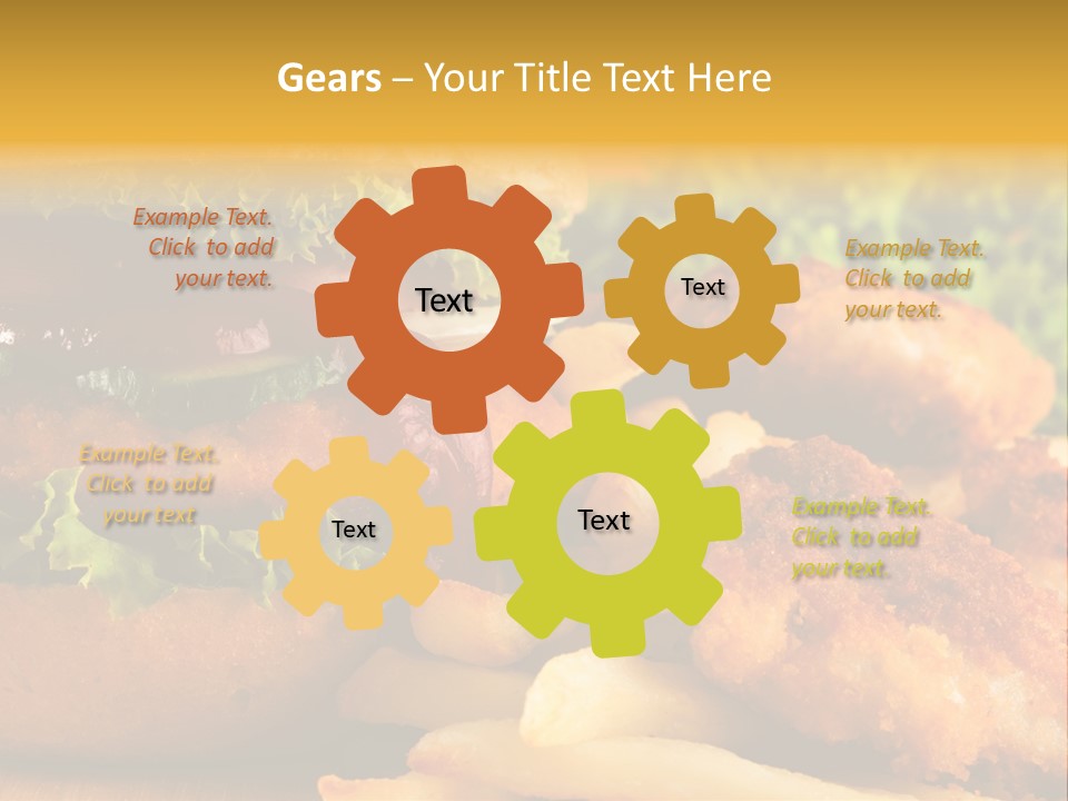 Barbecue Fastfood Grilled PowerPoint Template