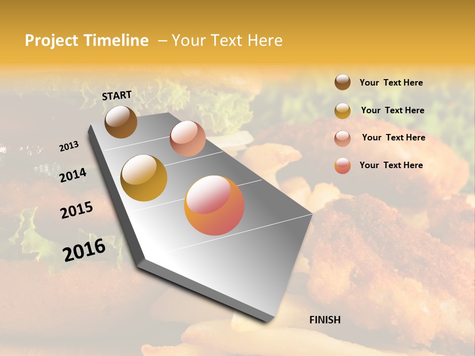 Barbecue Fastfood Grilled PowerPoint Template