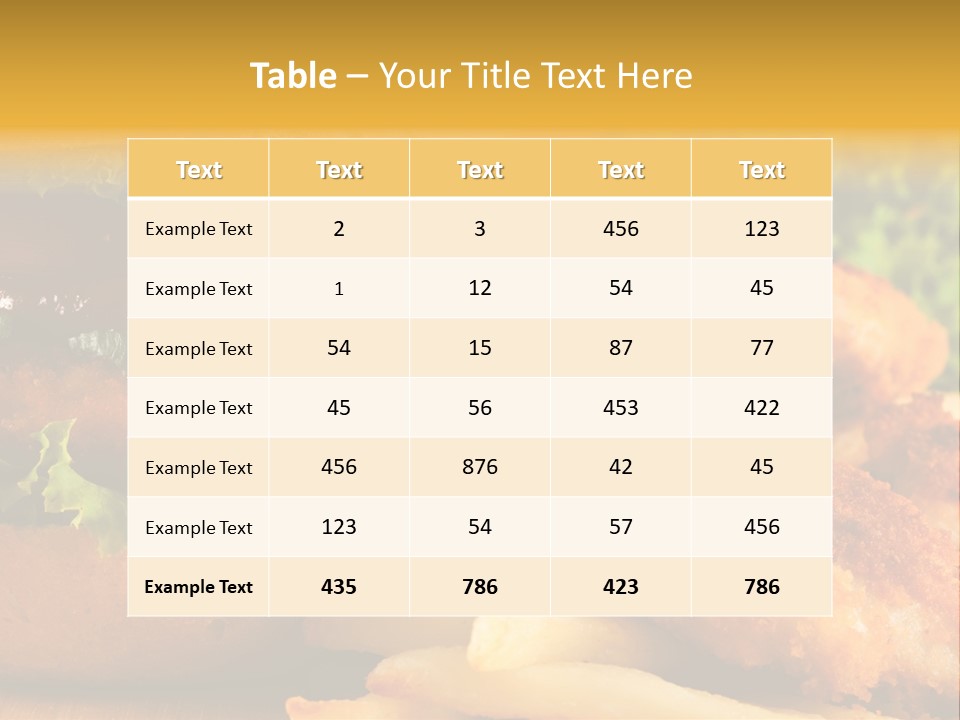 Barbecue Fastfood Grilled PowerPoint Template