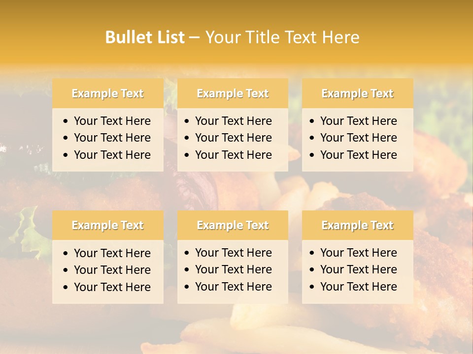 Barbecue Fastfood Grilled PowerPoint Template