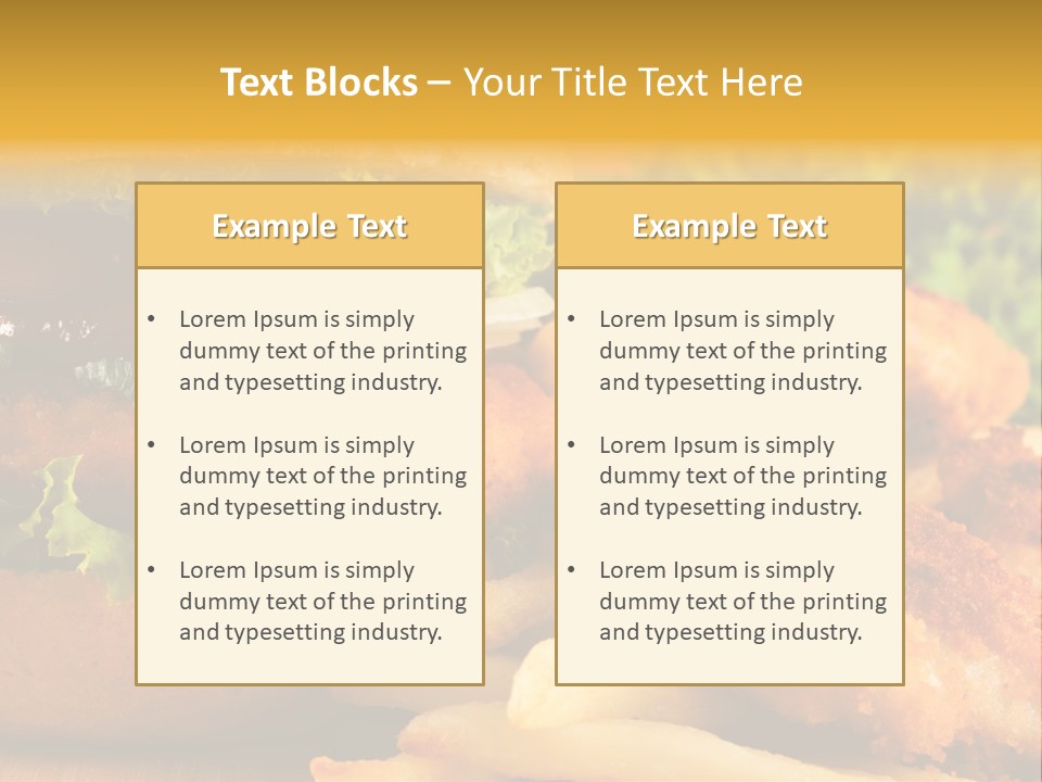 Barbecue Fastfood Grilled PowerPoint Template