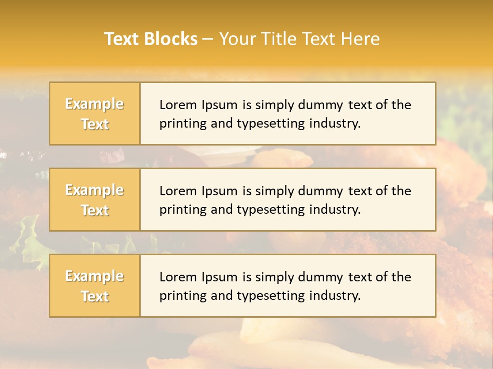 Barbecue Fastfood Grilled PowerPoint Template