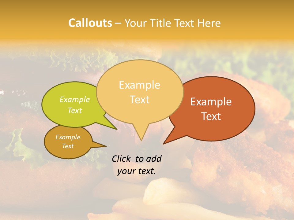 Barbecue Fastfood Grilled PowerPoint Template