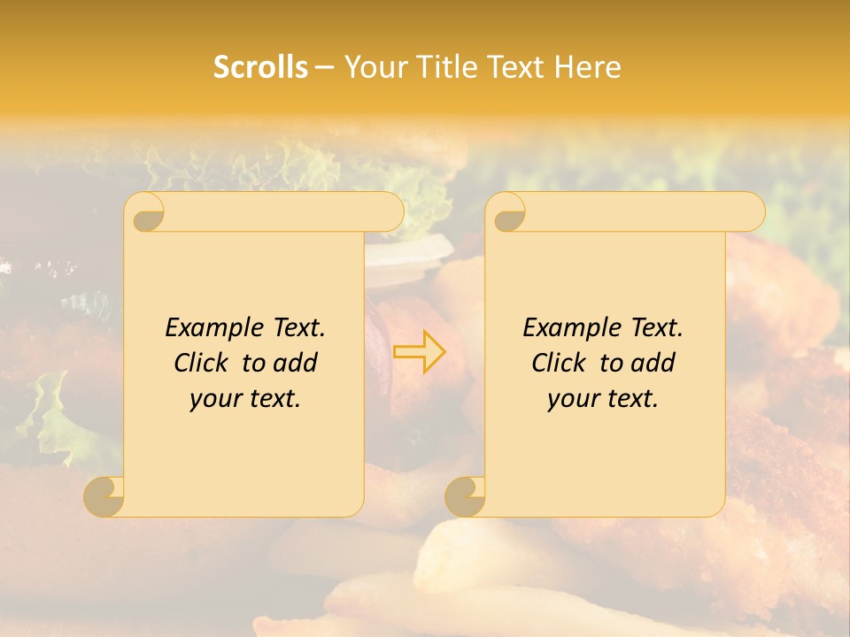 Barbecue Fastfood Grilled PowerPoint Template