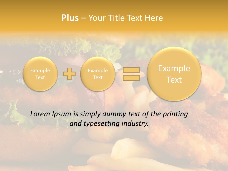 Barbecue Fastfood Grilled PowerPoint Template