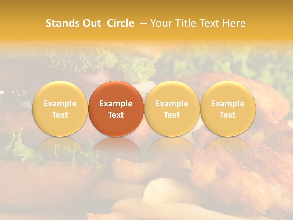 Barbecue Fastfood Grilled PowerPoint Template